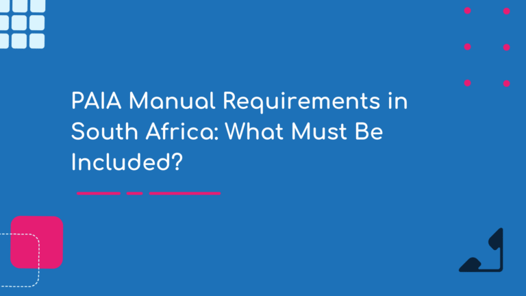 PAIA Manual Requirements