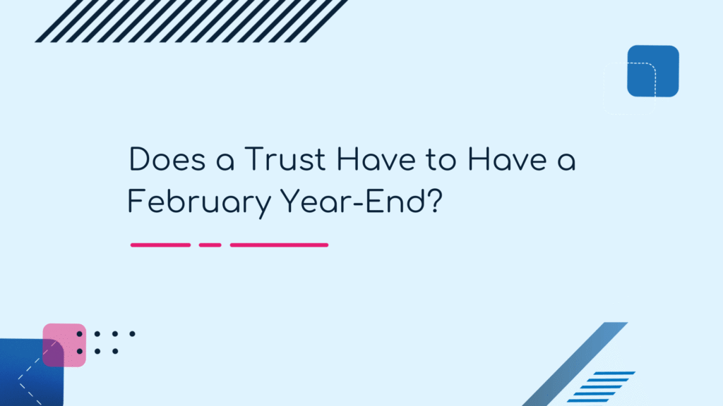 Trust Year-End