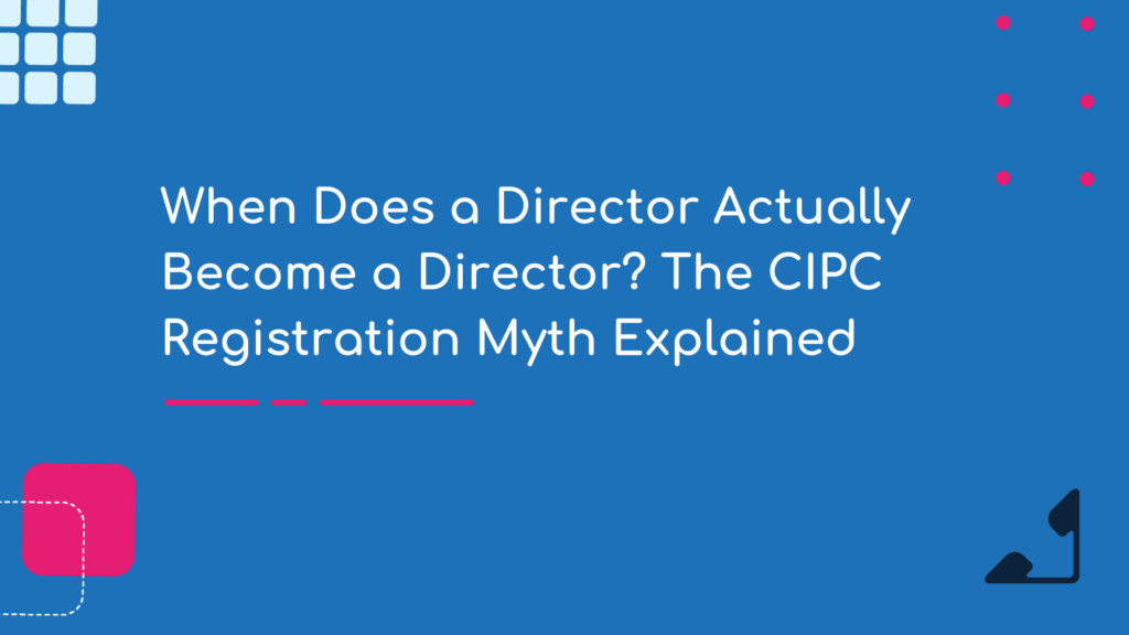 When Does a Director Become a Director?