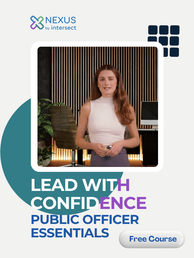 Lead with Confidence: Public Officer Essentials course
